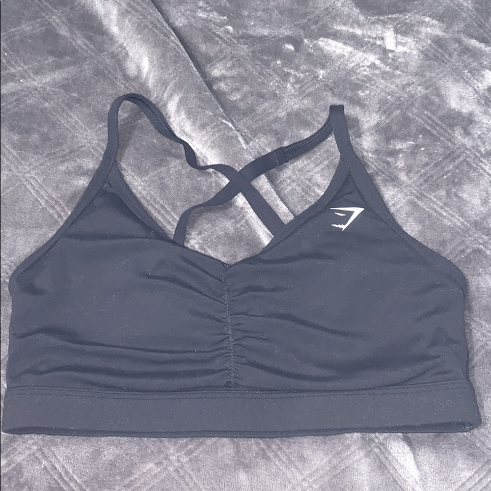 Black sports bra